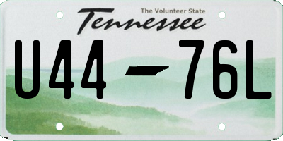TN license plate U4476L