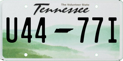 TN license plate U4477I