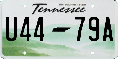 TN license plate U4479A