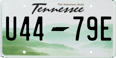 TN license plate U4479E