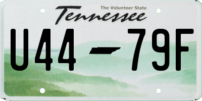 TN license plate U4479F