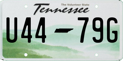 TN license plate U4479G