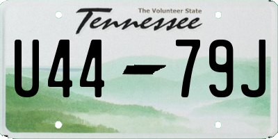 TN license plate U4479J