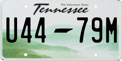 TN license plate U4479M