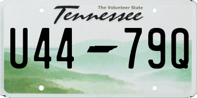 TN license plate U4479Q
