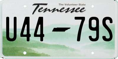 TN license plate U4479S