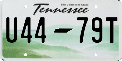 TN license plate U4479T