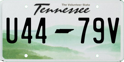 TN license plate U4479V