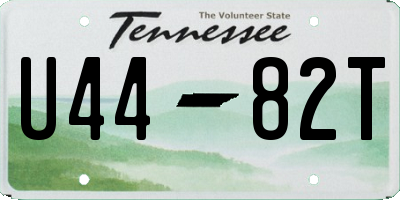 TN license plate U4482T