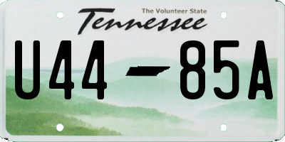 TN license plate U4485A