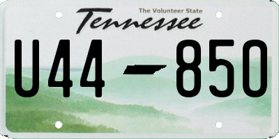 TN license plate U4485O