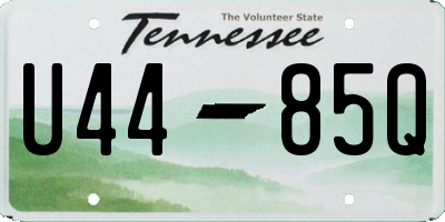 TN license plate U4485Q