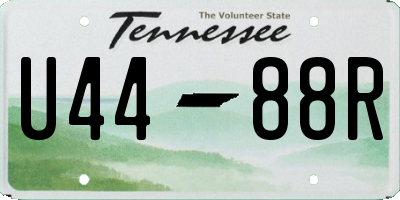 TN license plate U4488R