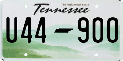 TN license plate U4490O