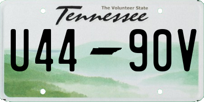 TN license plate U4490V
