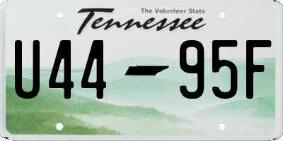TN license plate U4495F