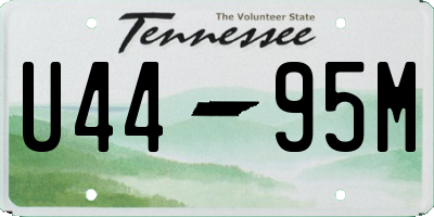 TN license plate U4495M