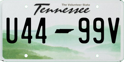 TN license plate U4499V