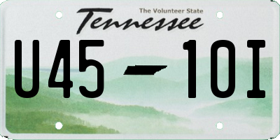 TN license plate U4510I