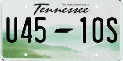 TN license plate U4510S
