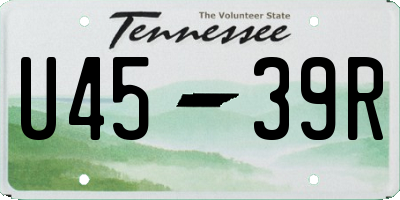 TN license plate U4539R