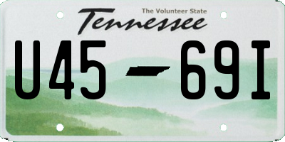 TN license plate U4569I