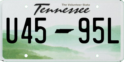 TN license plate U4595L