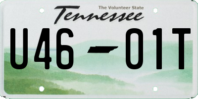 TN license plate U4601T