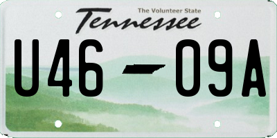 TN license plate U4609A