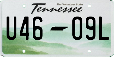 TN license plate U4609L