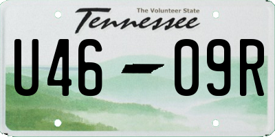 TN license plate U4609R