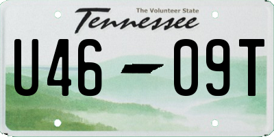 TN license plate U4609T