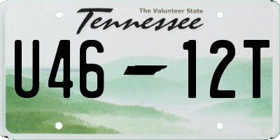TN license plate U4612T