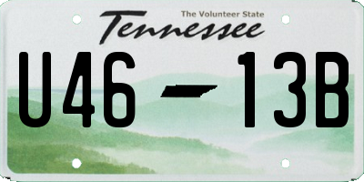 TN license plate U4613B