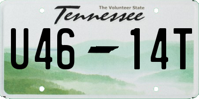 TN license plate U4614T