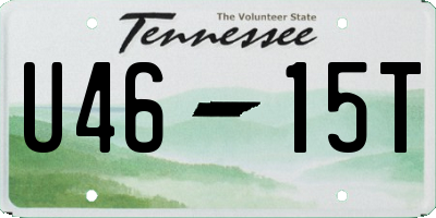 TN license plate U4615T