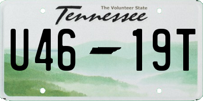 TN license plate U4619T