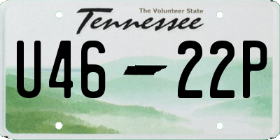 TN license plate U4622P