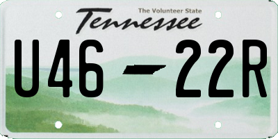 TN license plate U4622R