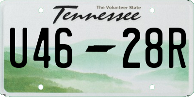 TN license plate U4628R
