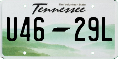 TN license plate U4629L