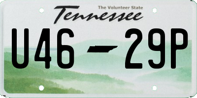 TN license plate U4629P