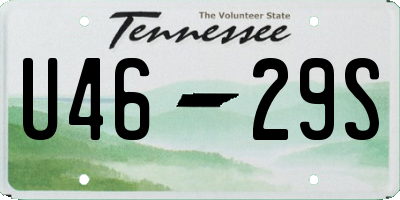 TN license plate U4629S