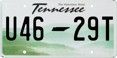 TN license plate U4629T