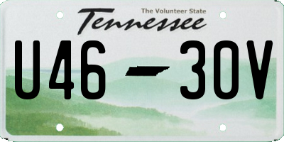 TN license plate U4630V
