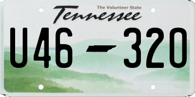 TN license plate U4632O