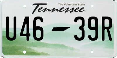 TN license plate U4639R