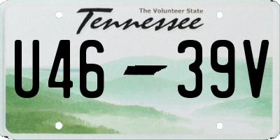 TN license plate U4639V