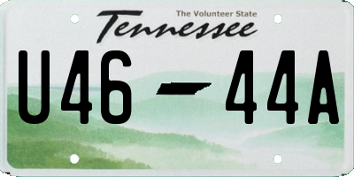 TN license plate U4644A