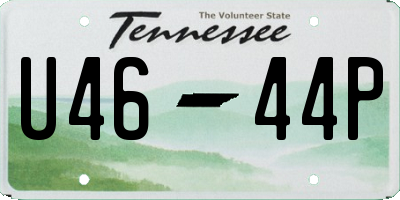 TN license plate U4644P